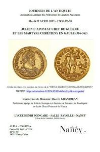 Julien l'Apostat chef de guerre et les martyrs chrétien en Gaule (356-362)